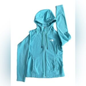 The North Face Teal Fleece Hoodie